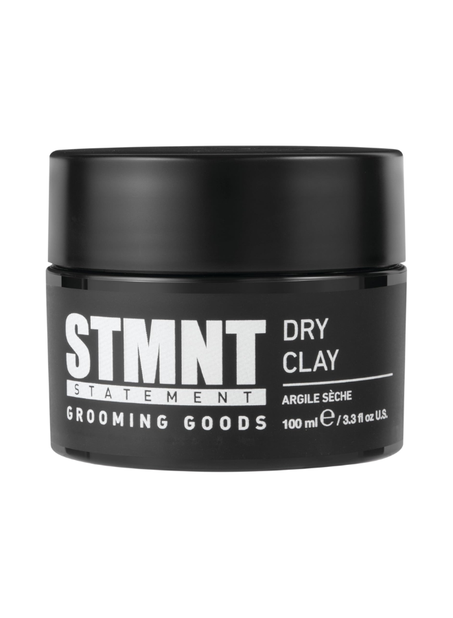 STMNT Grooming Goods Dry Clay, 3.38 oz – Extra Matte Finish &amp; Strong Hold