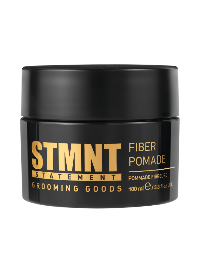 STMNT Grooming Goods Fiber Pomade, 3.38 oz – Strong Flexible Hold &amp; Natural Shine