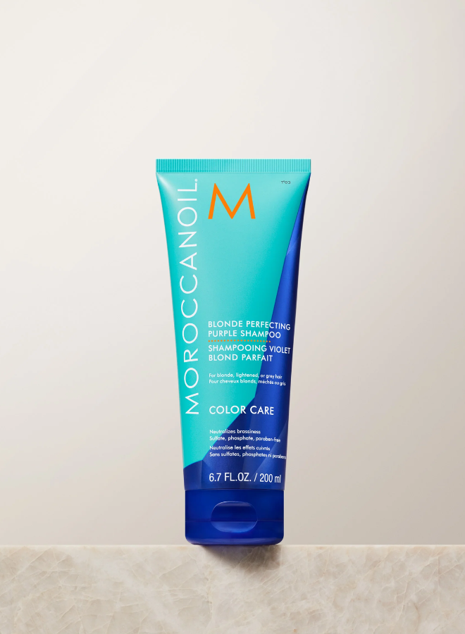 Moroccanoil Blonde Perfecting Purple Shampoo 6.7 oz (200 ml) - MTMBEAUTY