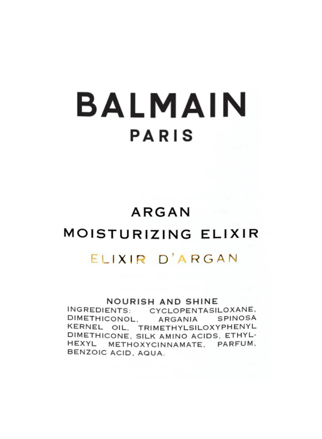 Balmain Paris Argan Moisturizing Elixir 100ml Balmain Paris