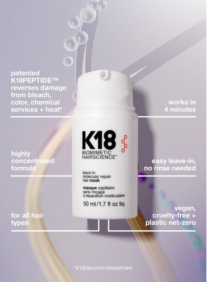 K18 Leave-In Molecular Repair Hair Mask – Mini (15ml)