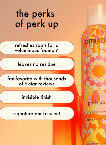 Amika Perk Up Talc-Free Dry Shampoo (150ml) - MTMBEAUTY