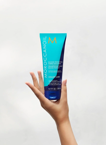 Moroccanoil Blonde Perfecting Purple Shampoo 6.7 oz (200 ml) - MTMBEAUTY