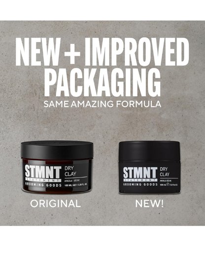 STMNT Grooming Goods Dry Clay, 3.38 oz – Extra Matte Finish &amp; Strong Hold