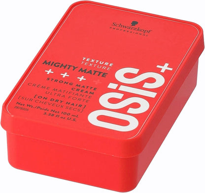 Schwarzkopf Professional Osis+ Mighty Matte, 3.38 oz (100ml) – Ultra Strong Matte Finish
