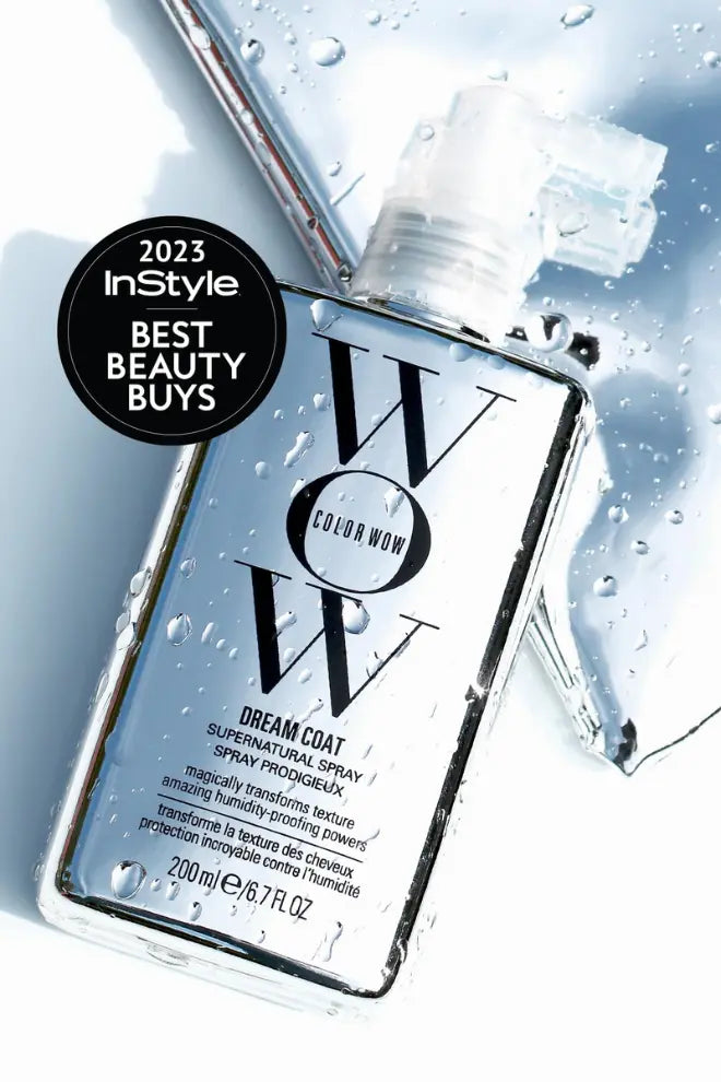 Color Wow Dream Coat Supernatural Spray, anti-frizz hair spray for humidity-proof, smooth, glossy hair, 200ml.
Shop now mtmbeauty.com