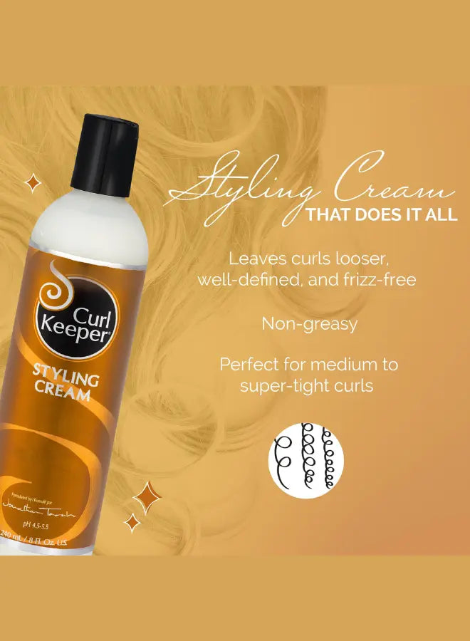 Curl Keeper Hair Solutions Styling Cream, 8.0oz - MTMBEAUTY