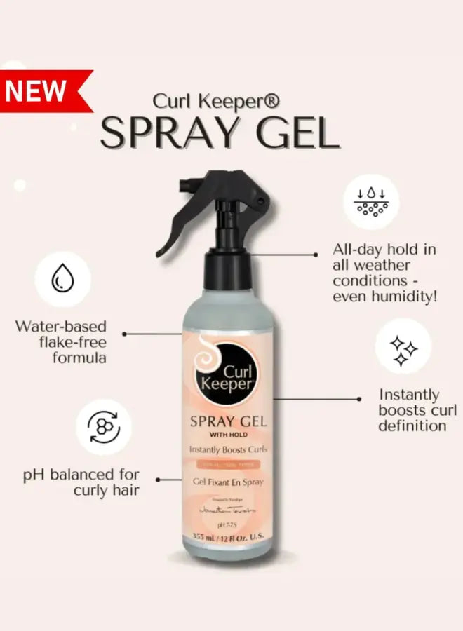 Curl Keeper - Spray Gel (with hold) 12oz - MTMBEAUTY