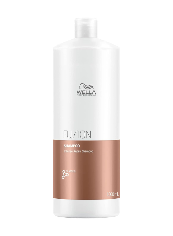 Wella Professionals Fusion Intense Repair Shampoo, 1L – Strengthens, Detangles &amp; Protects Damaged Hair