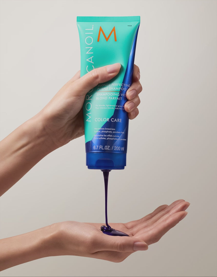 Moroccanoil Blonde Perfecting Purple Shampoo 6.7 oz (200 ml)